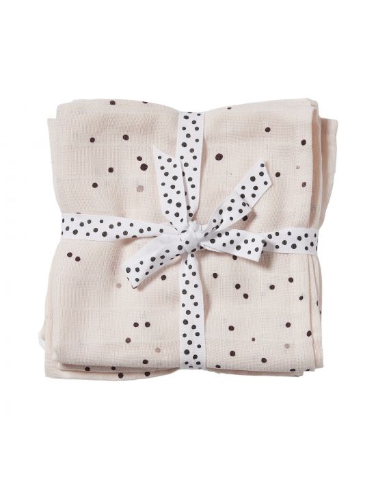 Baby Swaddle 2-pack Dreamy Dots Powder