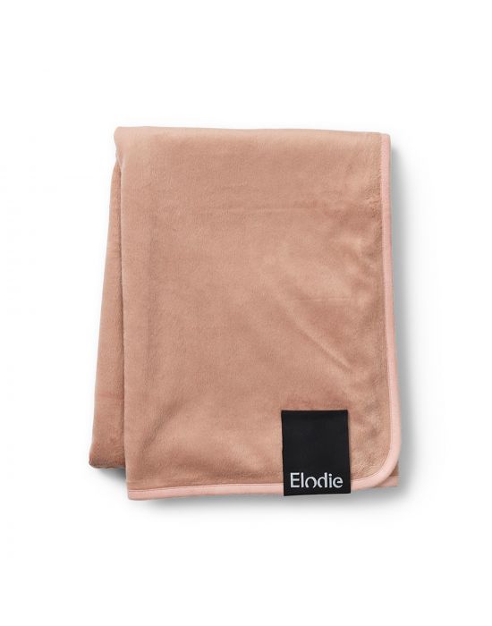 Elodie Details Baby Pearl Velvet Blanket Faded Rose
