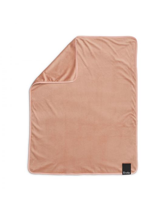 Elodie Details Baby Pearl Velvet Blanket Faded Rose