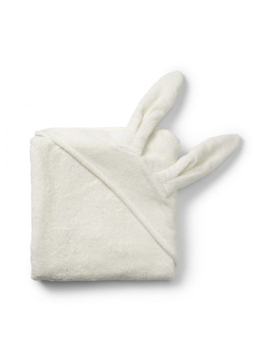 Elodie Details Baby Hooded Towel Vanilla White Bunny