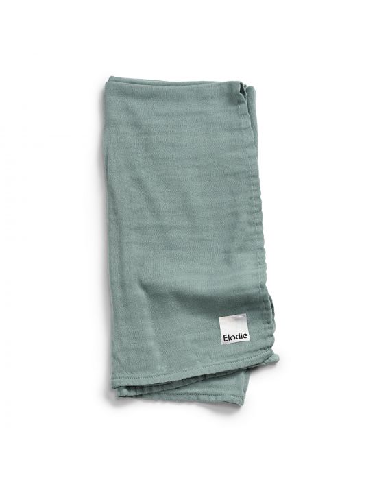 Elodie Details Kids Muslin Blanket Mineral Green