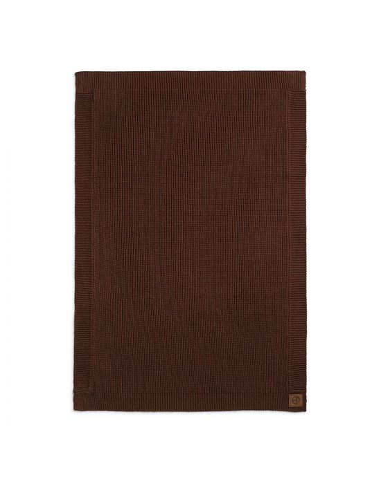 Elodie Details Baby Wool Knitted Blanket Chocolate