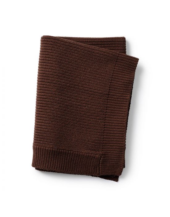 Βρεφική Κουβέρτα Elodie Details Wool Knitted Chocolate