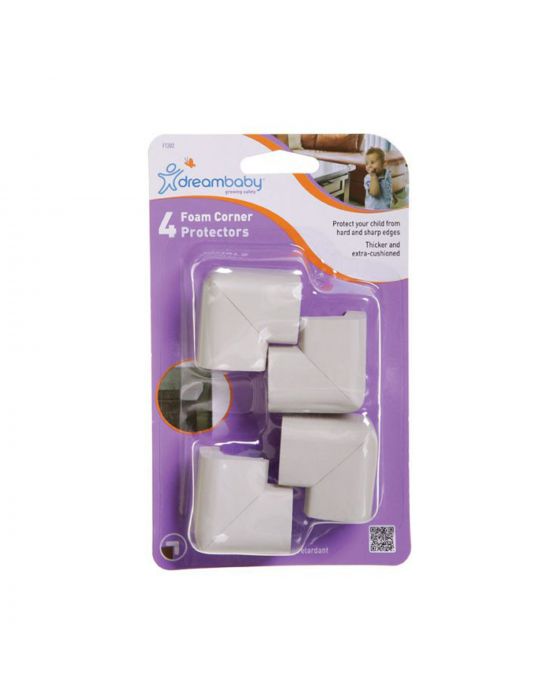 DreamBaby Kids Classic Foam Corner Bumper 4 pack Grey