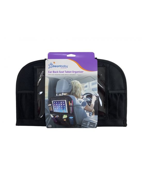 DreamBaby  Car back Seat Organiser & Tablet Holder Black