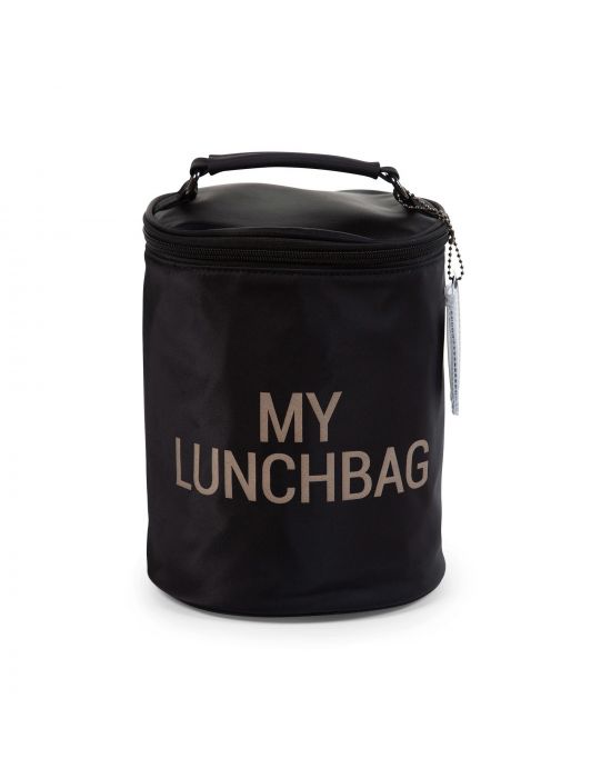 Childhome My Lunch Bag with Insulation Lining Black/Gold