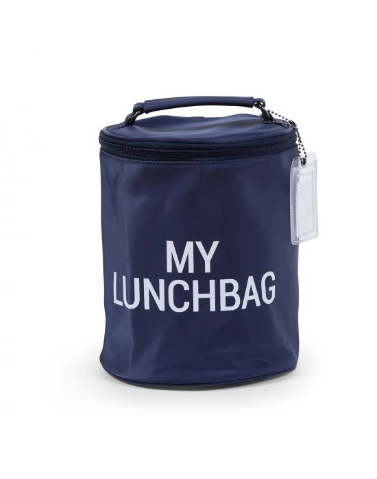 Τσάντα Childhome My Lunch Bag με Ισοθερμική Επένδυση Navy/White