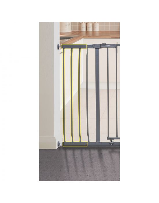 DreamBaby Kids 18cm Extension For Ava Gate Charcoal
