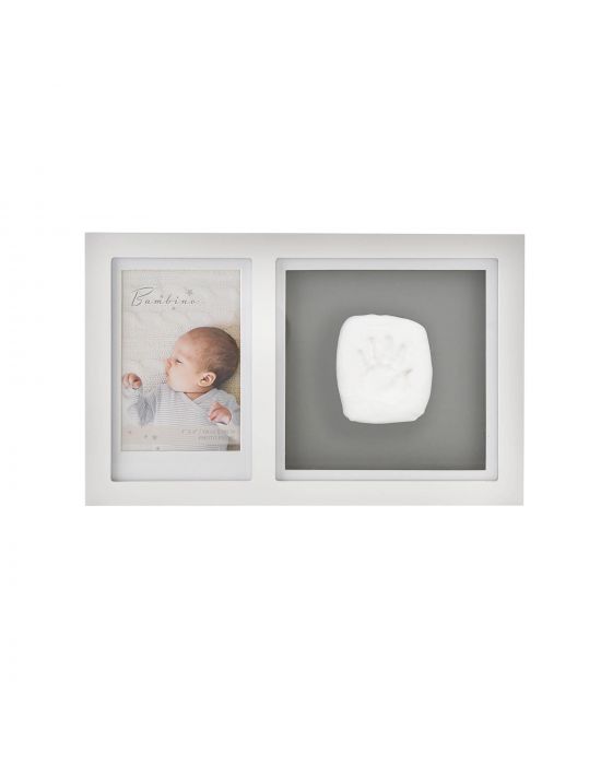Bambino White Photo Frame & Clay Print Kit