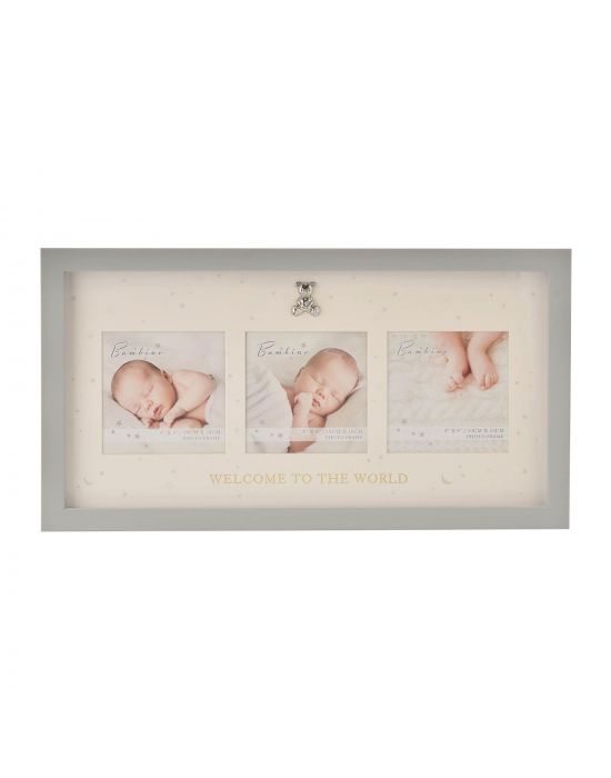 Bambino Welcome to the World Triple Photo Frame