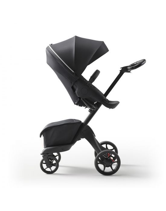 Παιδικό Καρότσι Stokke Xplory X Rich Black- ΔΩΡΟ Πορτ Μπεμπέ Xplory X Rich Black