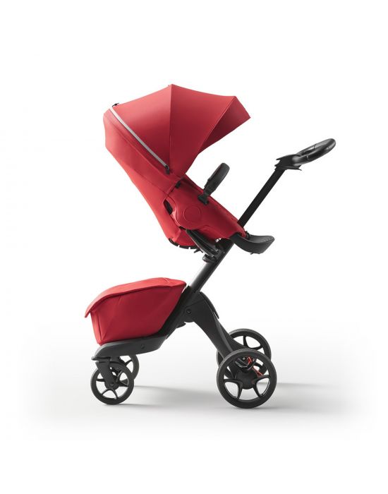 Παιδικό Καρότσι Stokke Xplory X Ruby Red- ΔΩΡΟ Πορτ Μπεμπέ Xplory X Ruby Red