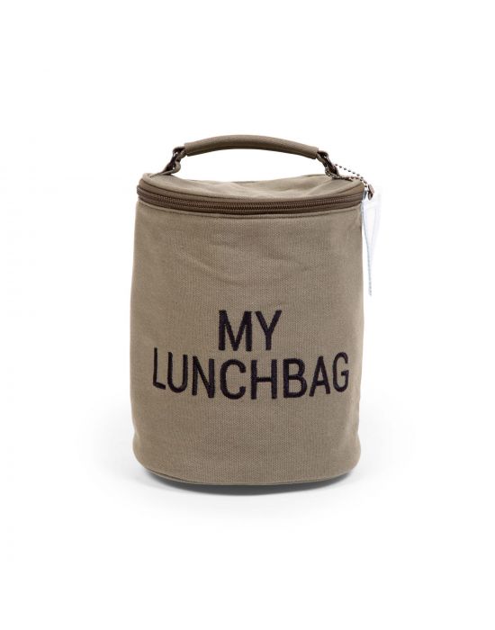 Τσάντα Childhome My Lunch Bag με Ισοθερμική Επένδυση Canvas Kaki