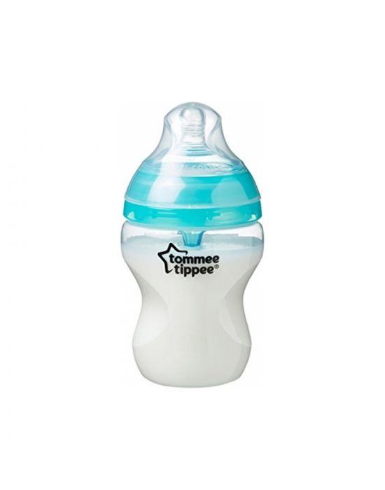 Βρεφικό Μπιμπερό Advanced Anti-Colic 260ml Λευκό-Πράσινο Μικρής ροής 0m+ Tommee Tippee