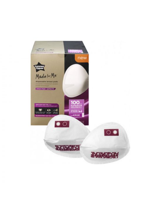Επιθέματα Στήθους μίας χρήσης 100τμχ Large Tommee Tippee