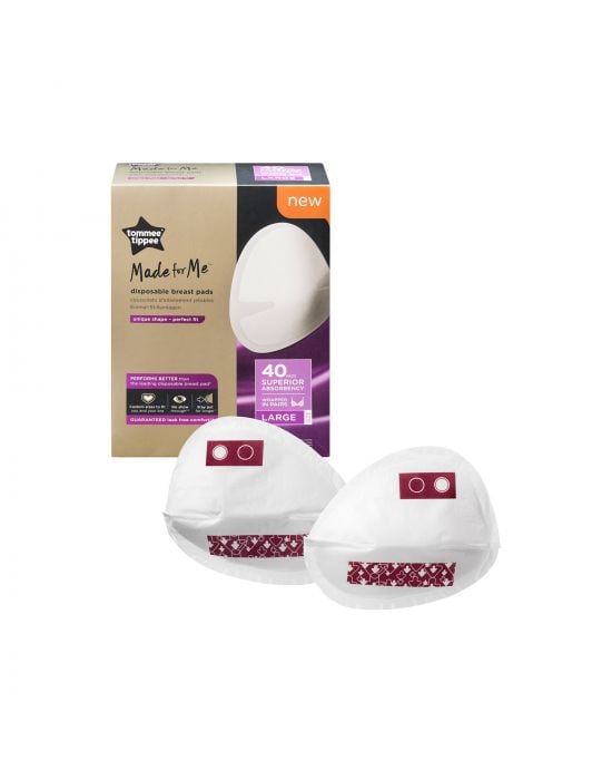 Tommee Tippee Disposable Breast Pads 40pcs Large