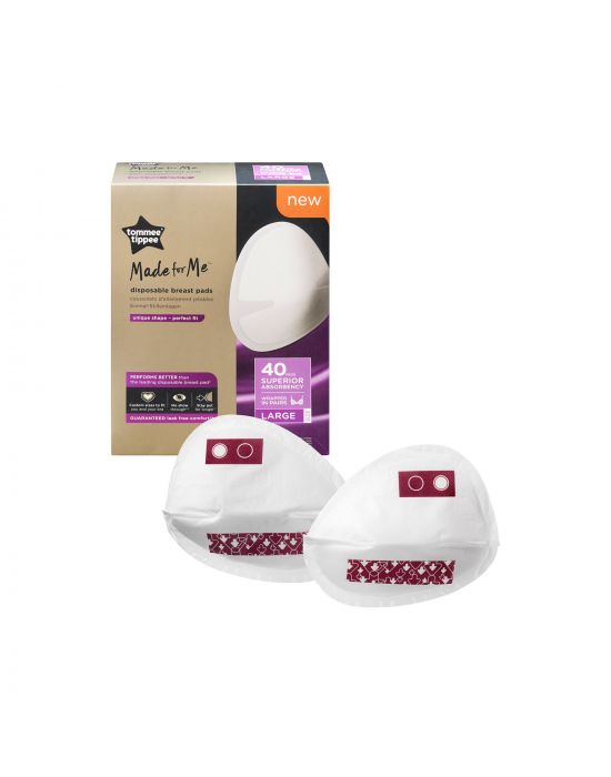 Επιθέματα Στήθους μίας χρήσης 40τμχ Large Tommee Tippee