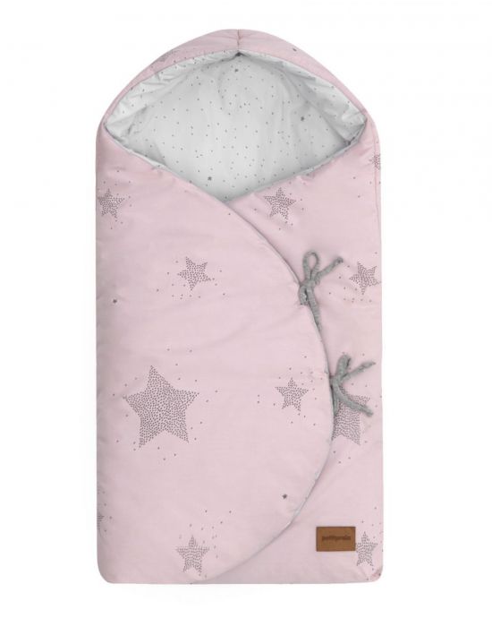 Petit Praia Baby Moon Carrycot Footmuff Etoile Pink