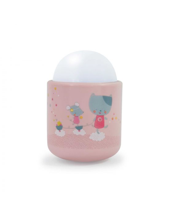 Pabobo Portable Nightlight 70H Battery Time Pink