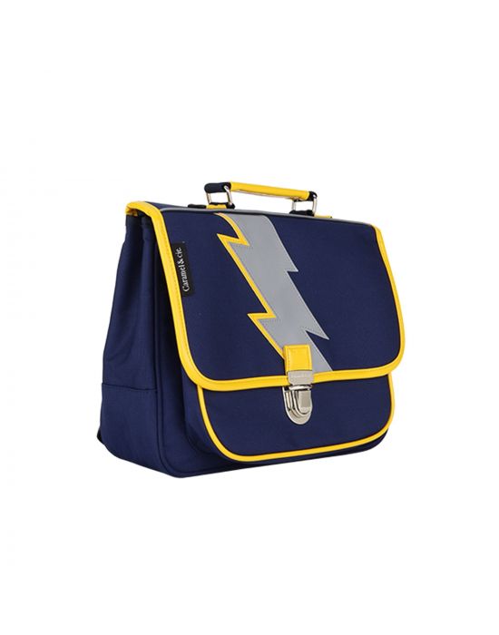 Caramel Schoolbag Mini 32cm Blue Lightning