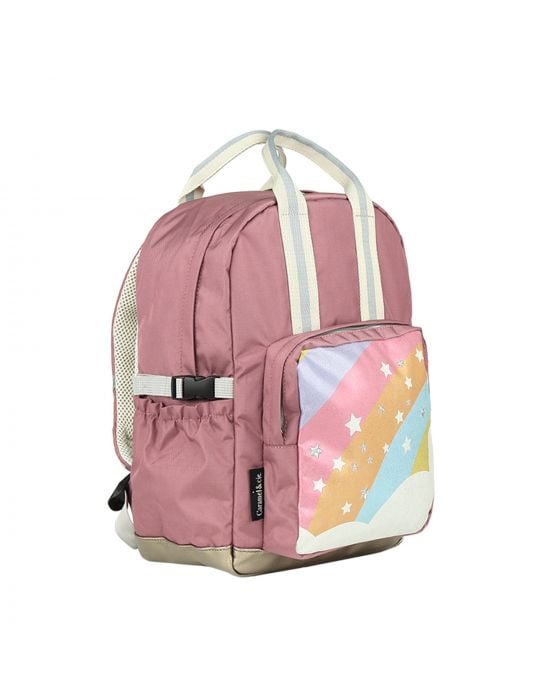 Caramel Backpack Medium Starry Rainbow