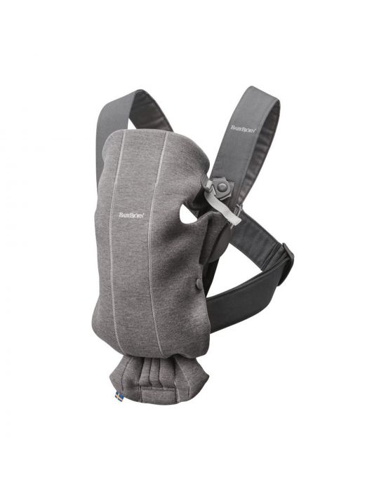 BΑΒYBJΟRN Baby Carrier Mini, 3D Jersey, Dark grey