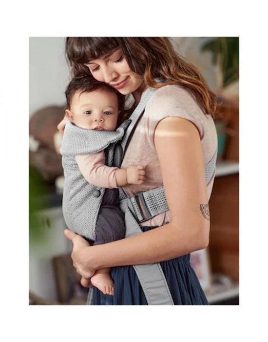 BΑΒYBJΟRN  Baby Carrier Mini, 3D Mesh, Grey