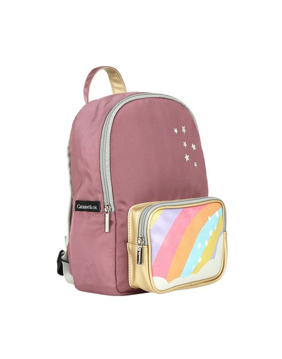 Caramel Backpack Small 31cm Starry Rainbow