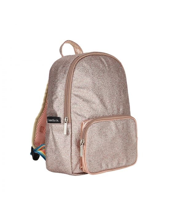 Caramel Backpack Small 31cm Copper Glitter