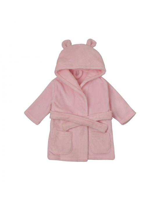  Bambino Babys First Dressing Gown - Pink 3-6 Months