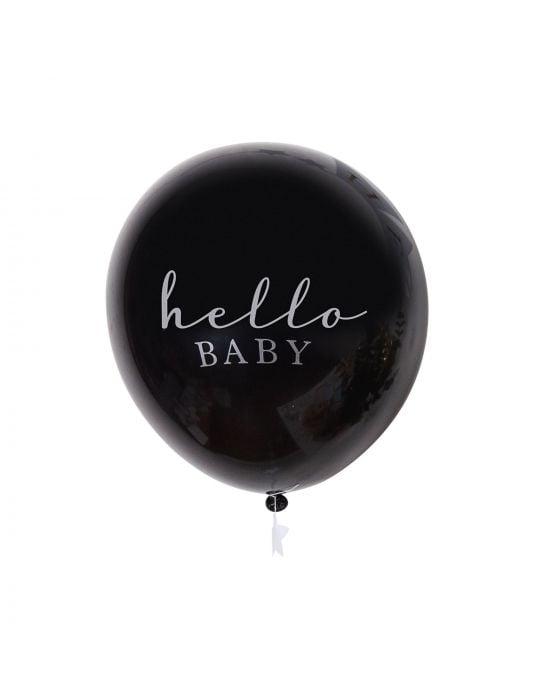Bambino Baby Shower Confetti Balloon - Gender Reveal