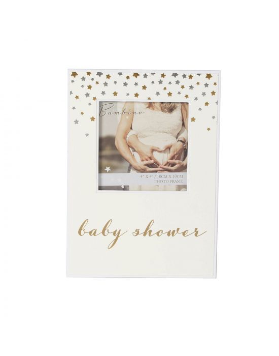 Παιδική Κορνίζα Baby Shower 10x10 με χάρτινη μεμβράνη Bambino