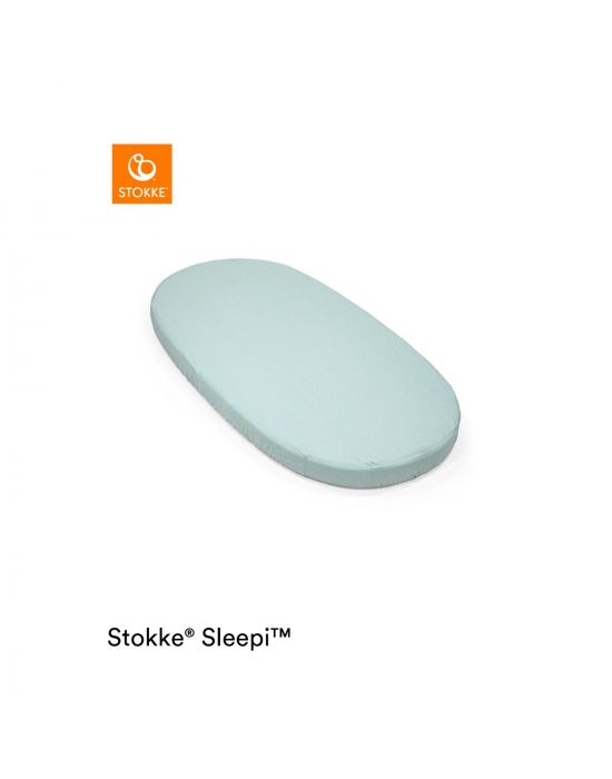 Stokke Sleepi Bed Fitted Sheet V3 Dots Sage