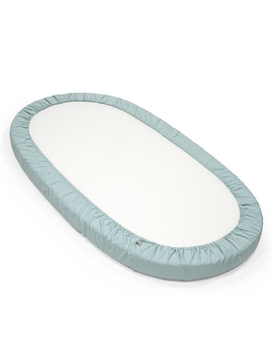 Stokke Sleepi Bed Fitted Sheet V3 Dots Sage