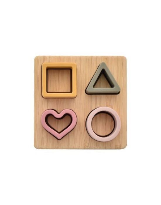 Bambino Kid Silicone and Bamboo Heart Puzzle