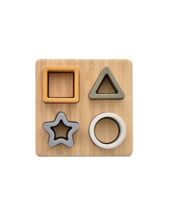 Bambino Kid Silicone and Bamboo Star Puzzle