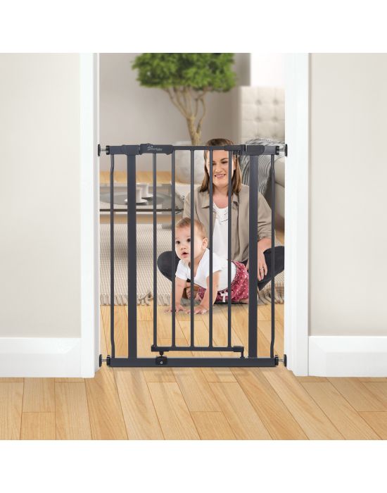 Dream Baby Kids Security Gate AVA Simline Charcoal (61-68cm)