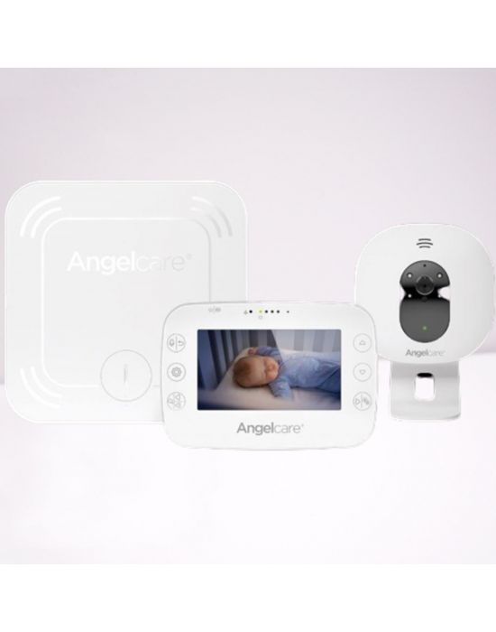Ενδοεπικοινωνία Μωρού με Κάμερα 4.3' και Αισθητήρα Άπνοιας AC327 Angelcare