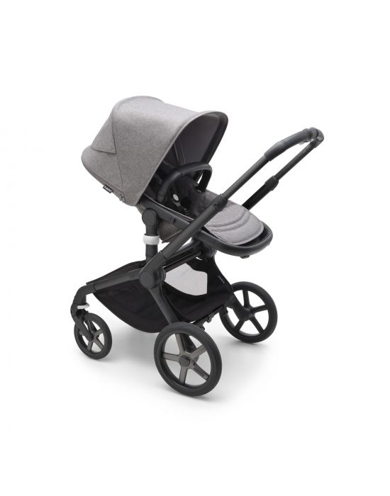 Παιδικό Καρότσι Fox 5 Black-Grey Melange/Grey Melange Bugaboo