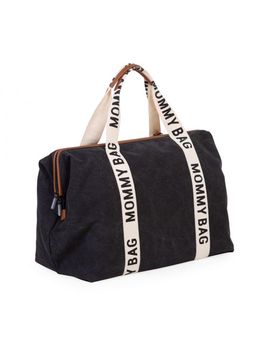 ChildhomeMommy Bag Sinature Canvas Terracotta Black