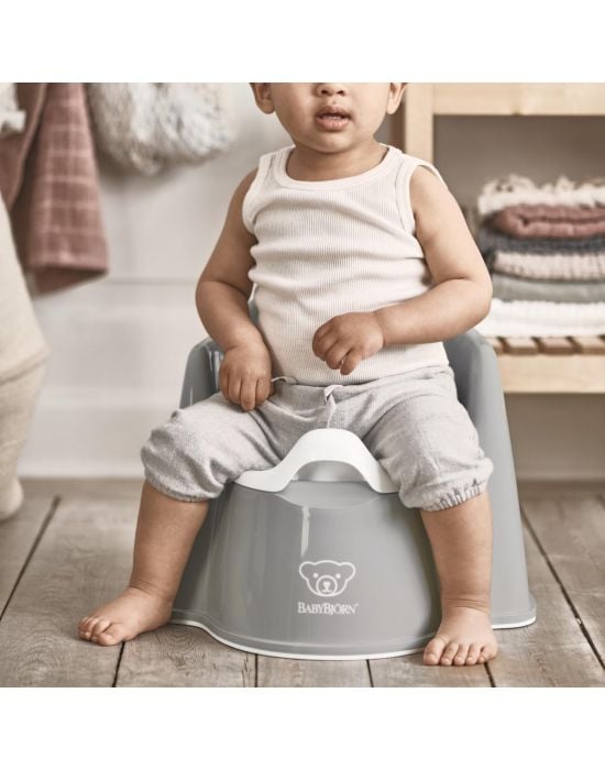 Γιογιό Εκμάθησης Potty Chair Grey-White Babybjorn