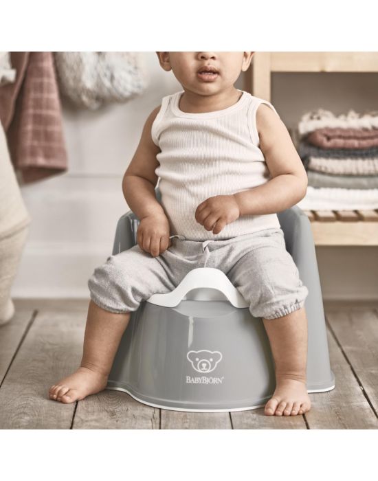 Babybjorn Potty Chair Grey-White