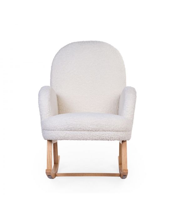 Πολυθρόνα Κουνιστή Ενηλίκων Childhome Teddy Offwhite