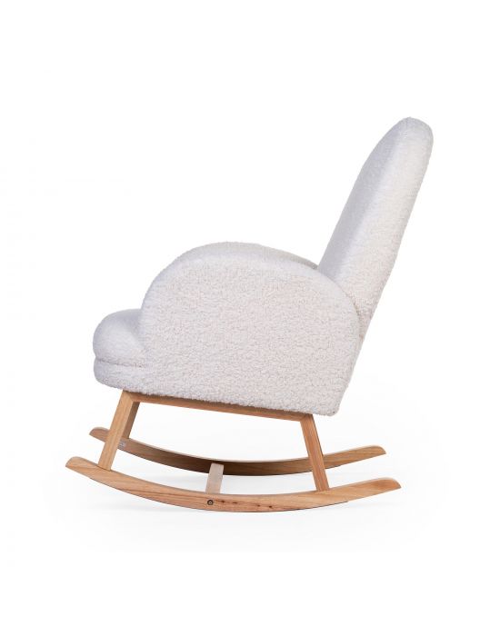 Πολυθρόνα Κουνιστή Ενηλίκων Childhome Teddy Offwhite