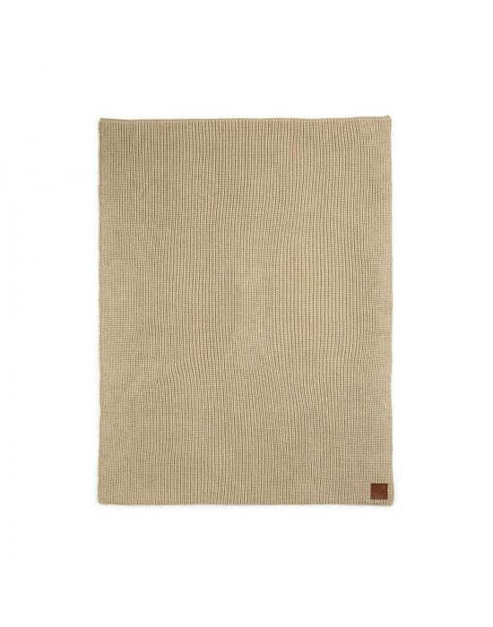 Elodie Wool Knitted Blanket Pure Khaki
