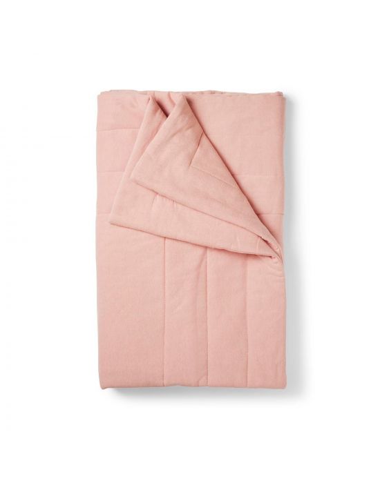 Elodie Quilted Blanket Blushing Pink
