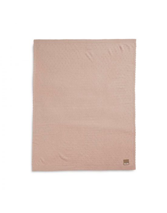 Elodie Pointelle Blanket Blushing Pink
