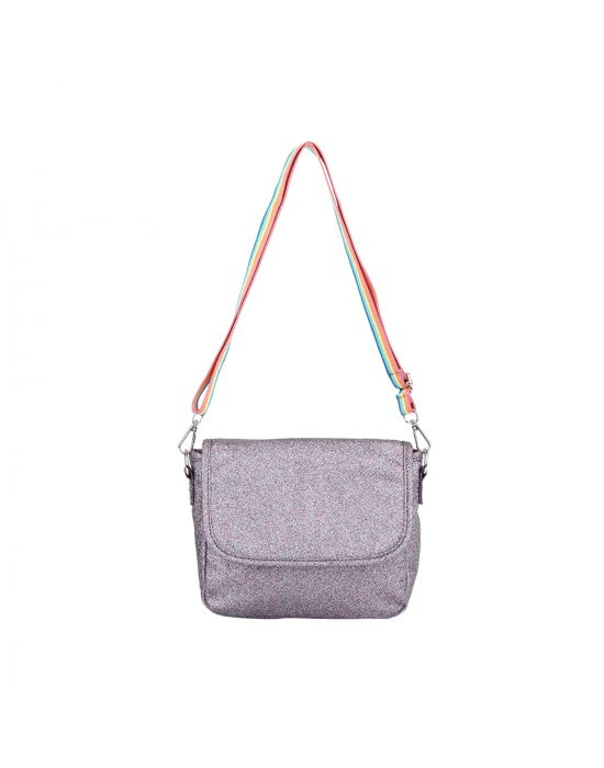 Caramel Shoulder Bag Glitter Purple