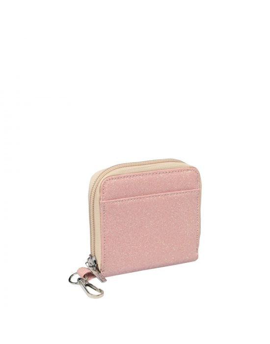 Caramel Wallet Coral Glitter