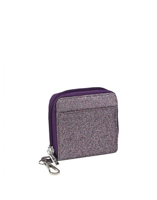 Caramel Wallet Purple Glitter